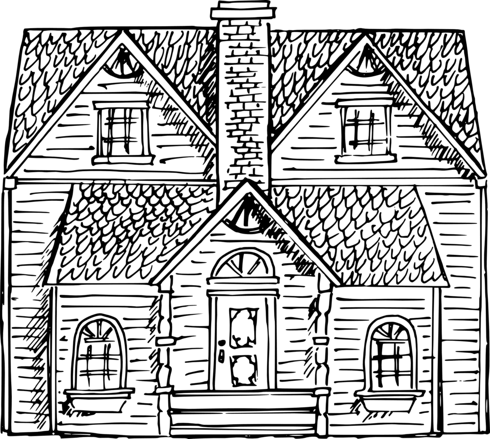 Clipart image victorian house id