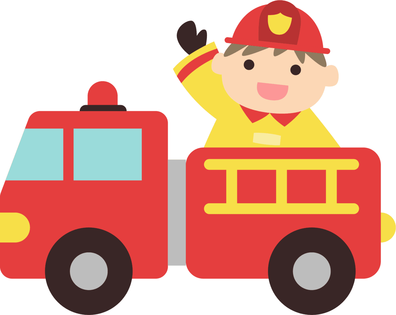 Fire fighter eng convite de aniversario bombeiro clipart clipartmax image