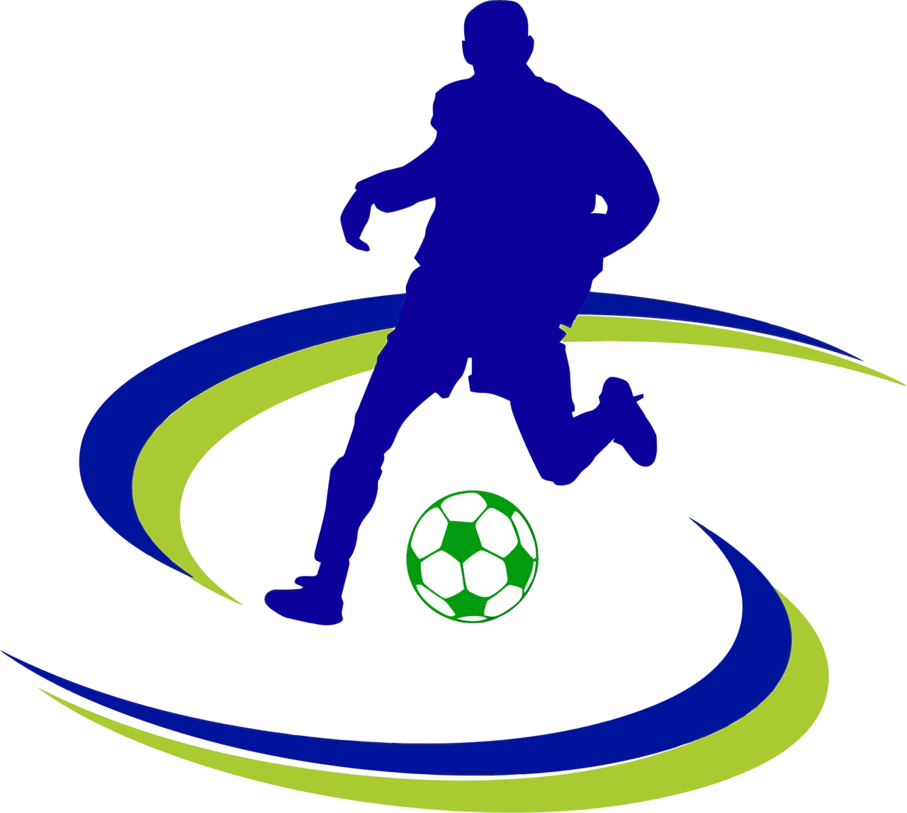 Soccer ball logo clipart