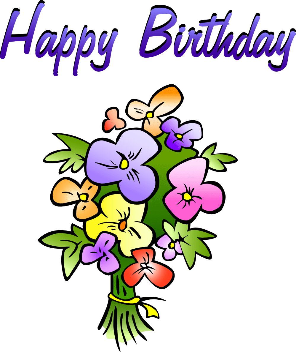 Happy birthday page clipart background