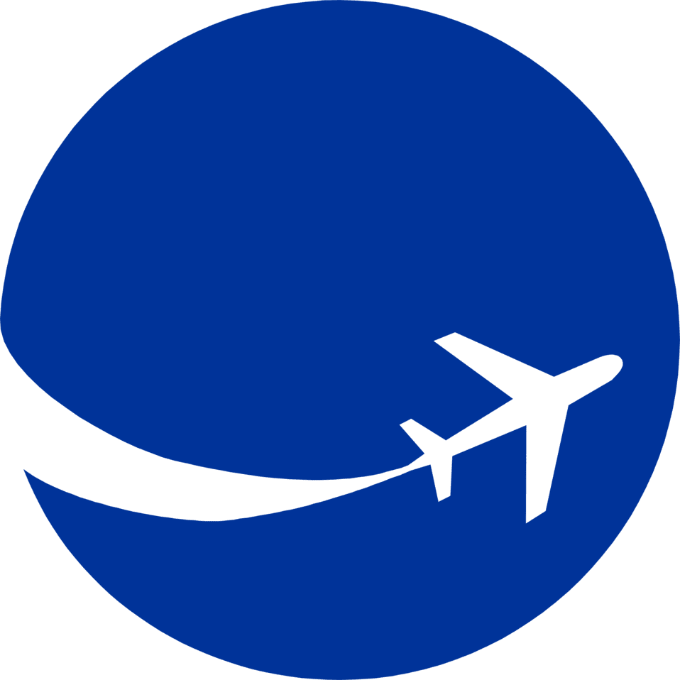 Silohuette airplane with banner clipart free