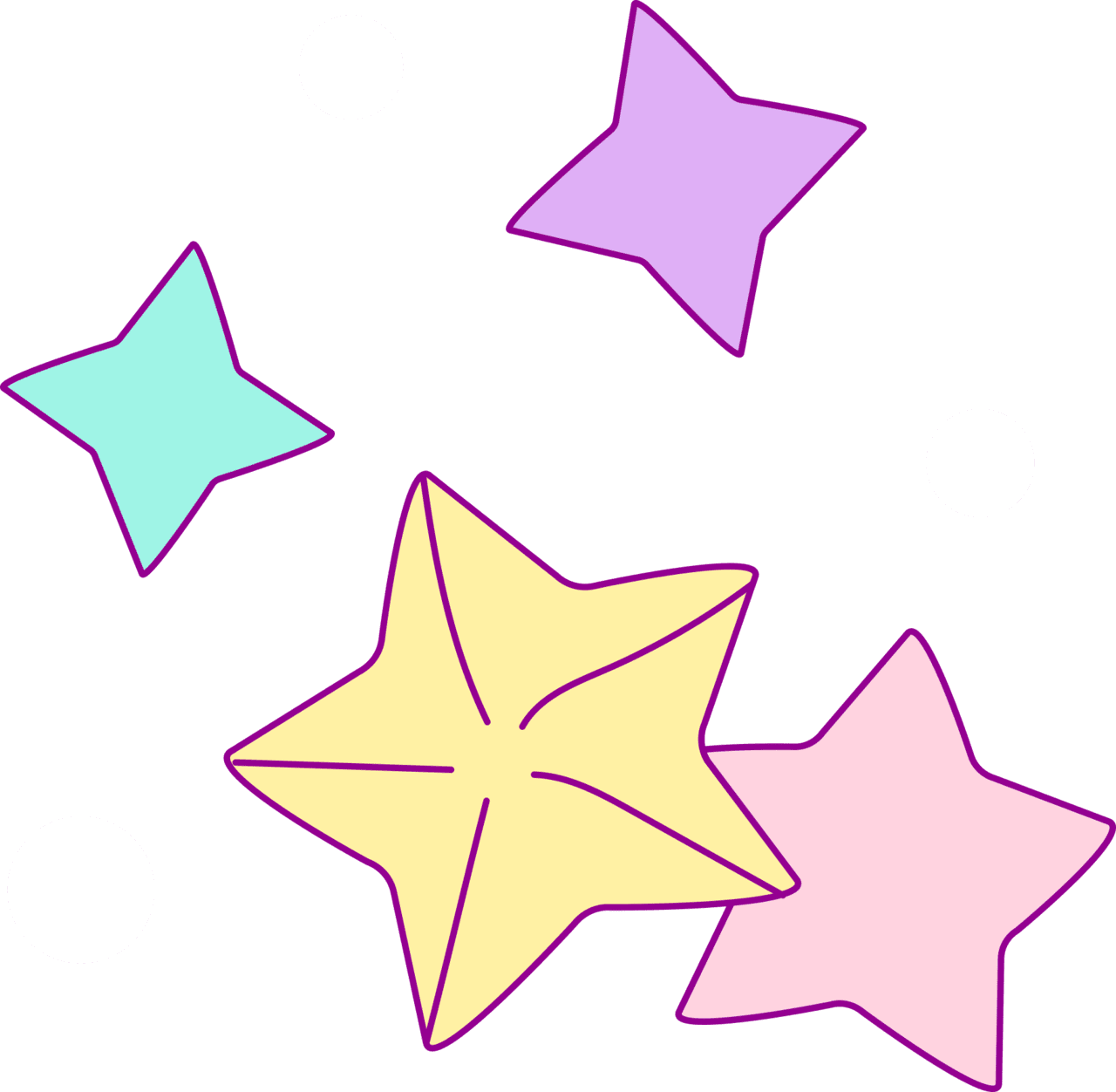 Star pin page clipart free 2