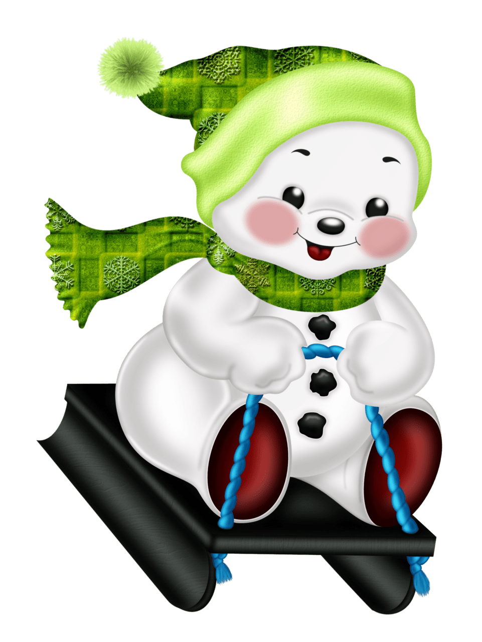 Christmas crafts make your own snowman decoration clipart clip art