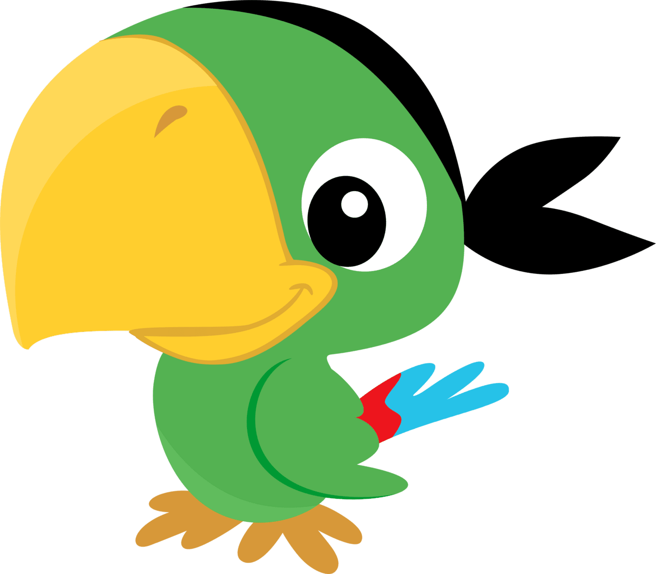 Bird pin page clipart transparent