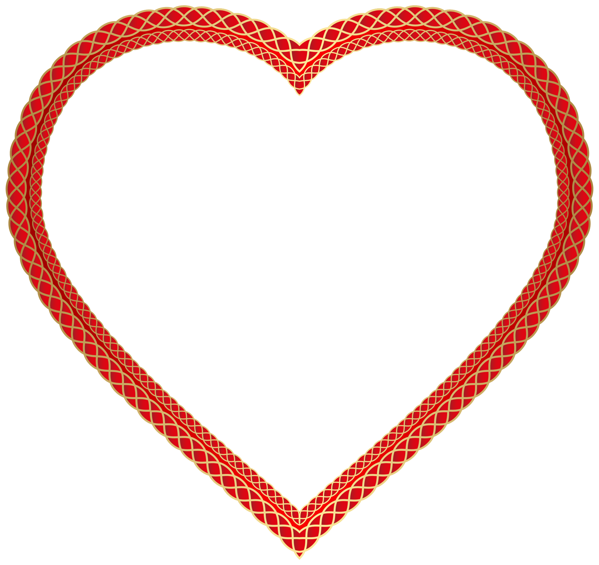 Heart shape clipart image