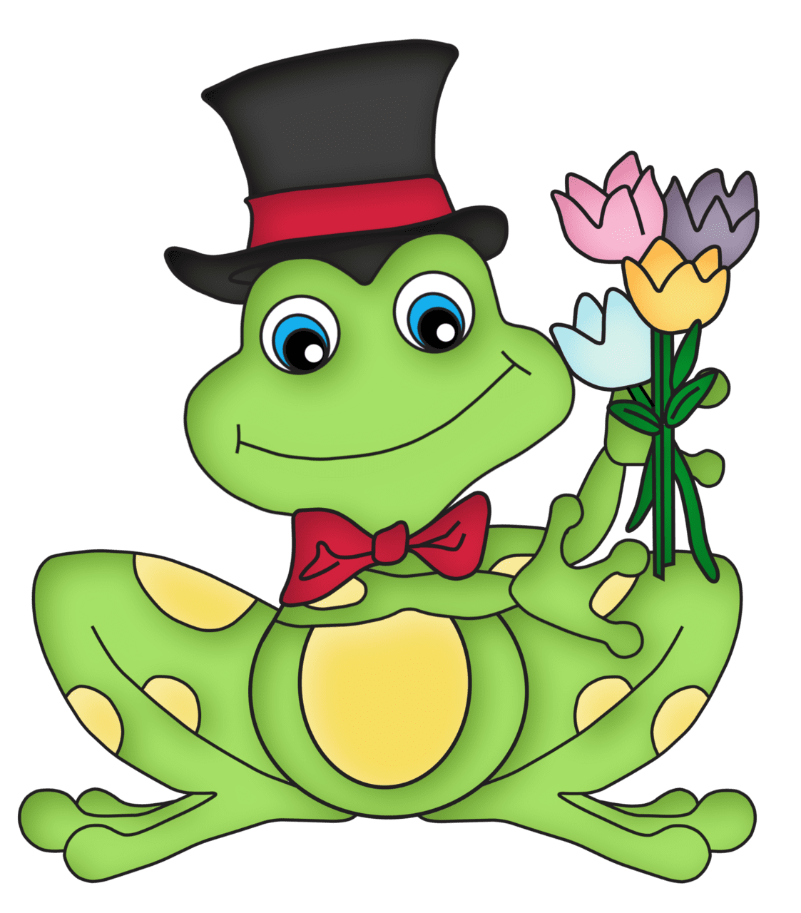 Frog pin page clipart logo