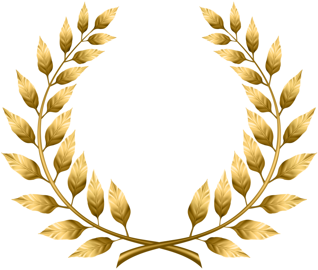 Crown laurel wreath clipart image