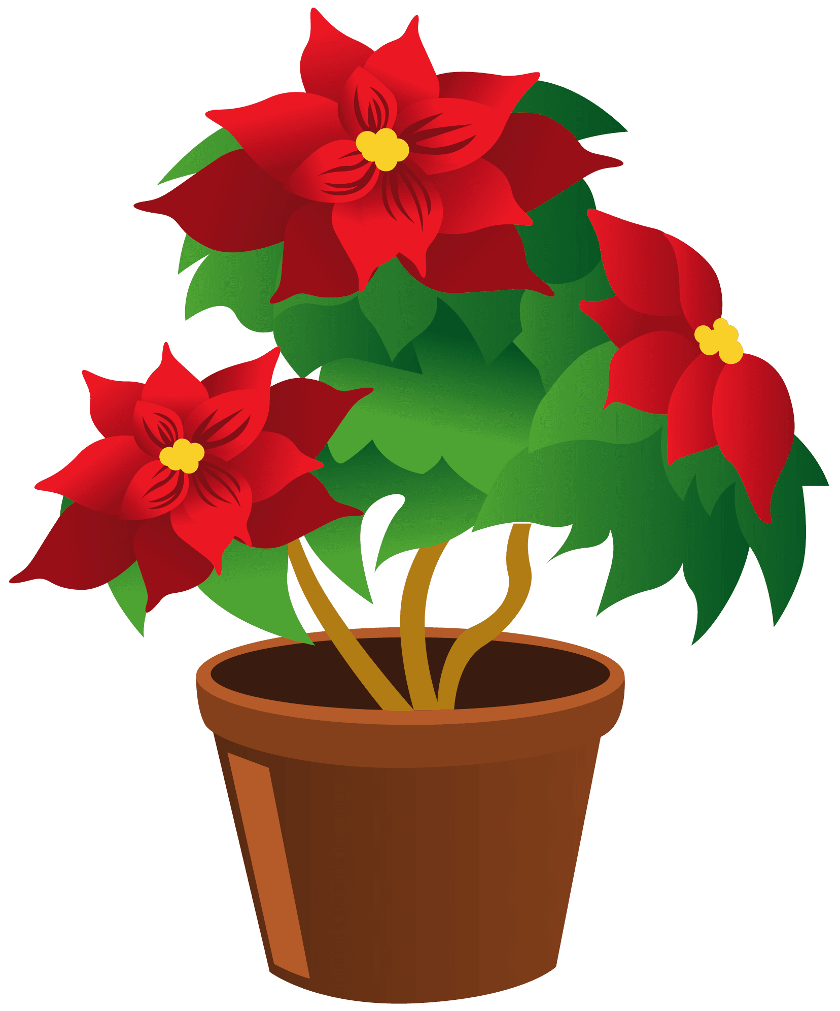 Flower pin page clipart vector 2