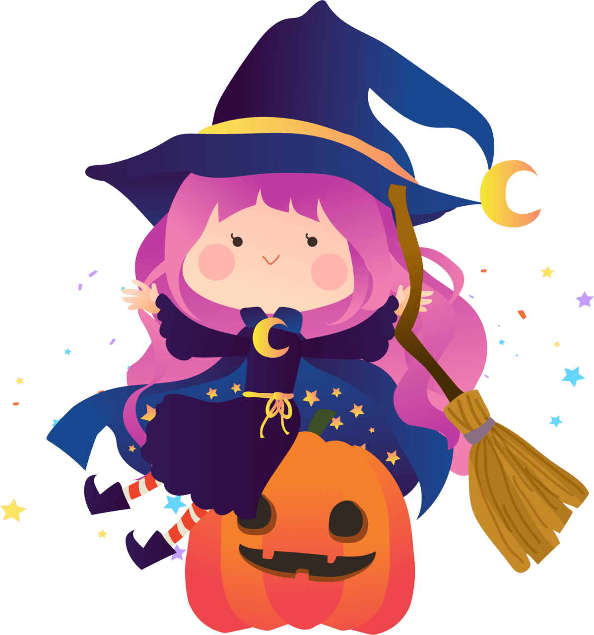 Witch clipart halloween image