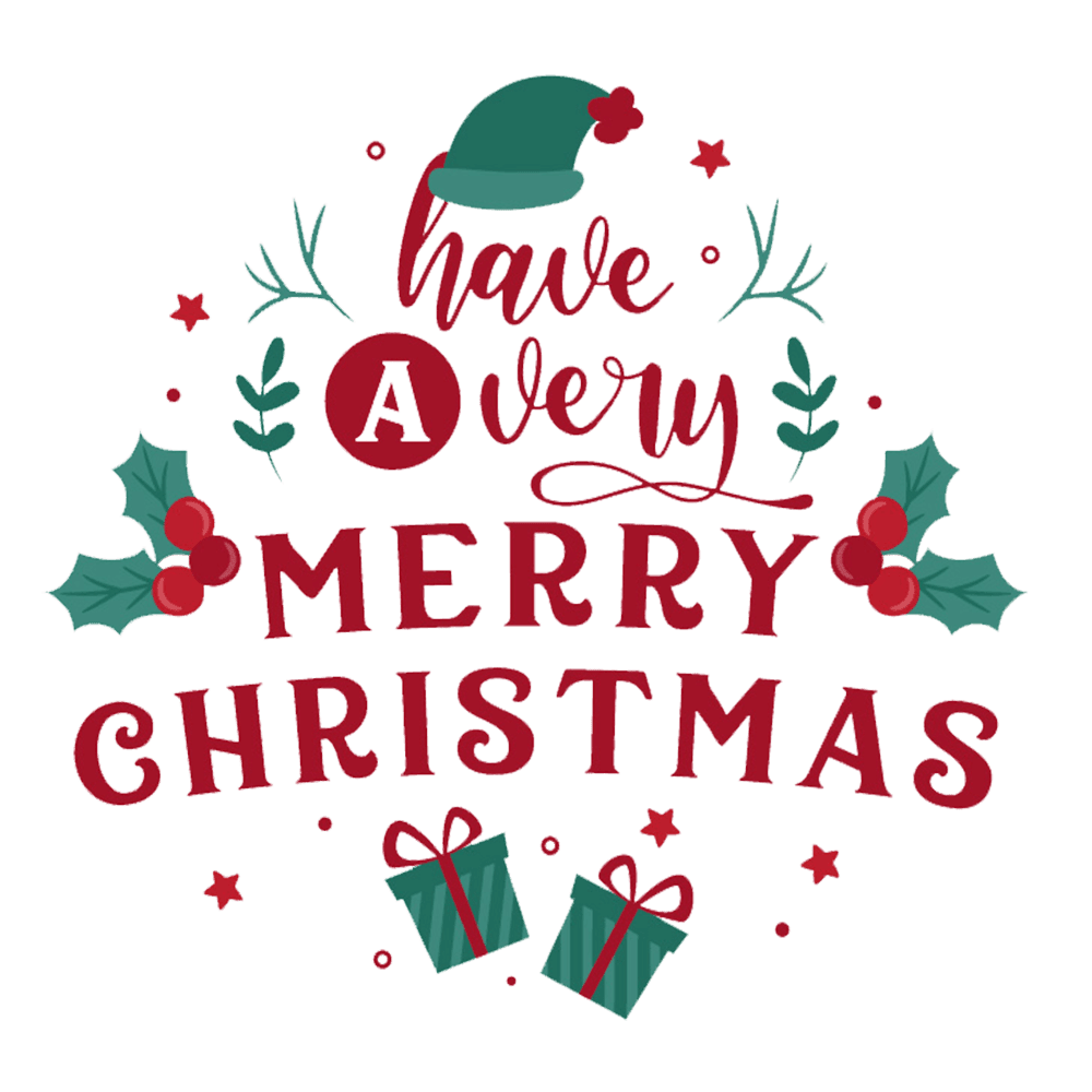 Merry christmas clipart for crafts and decorations clip art