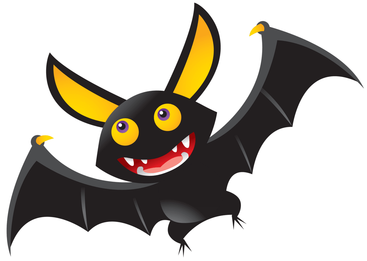 Bat pin page clipart background