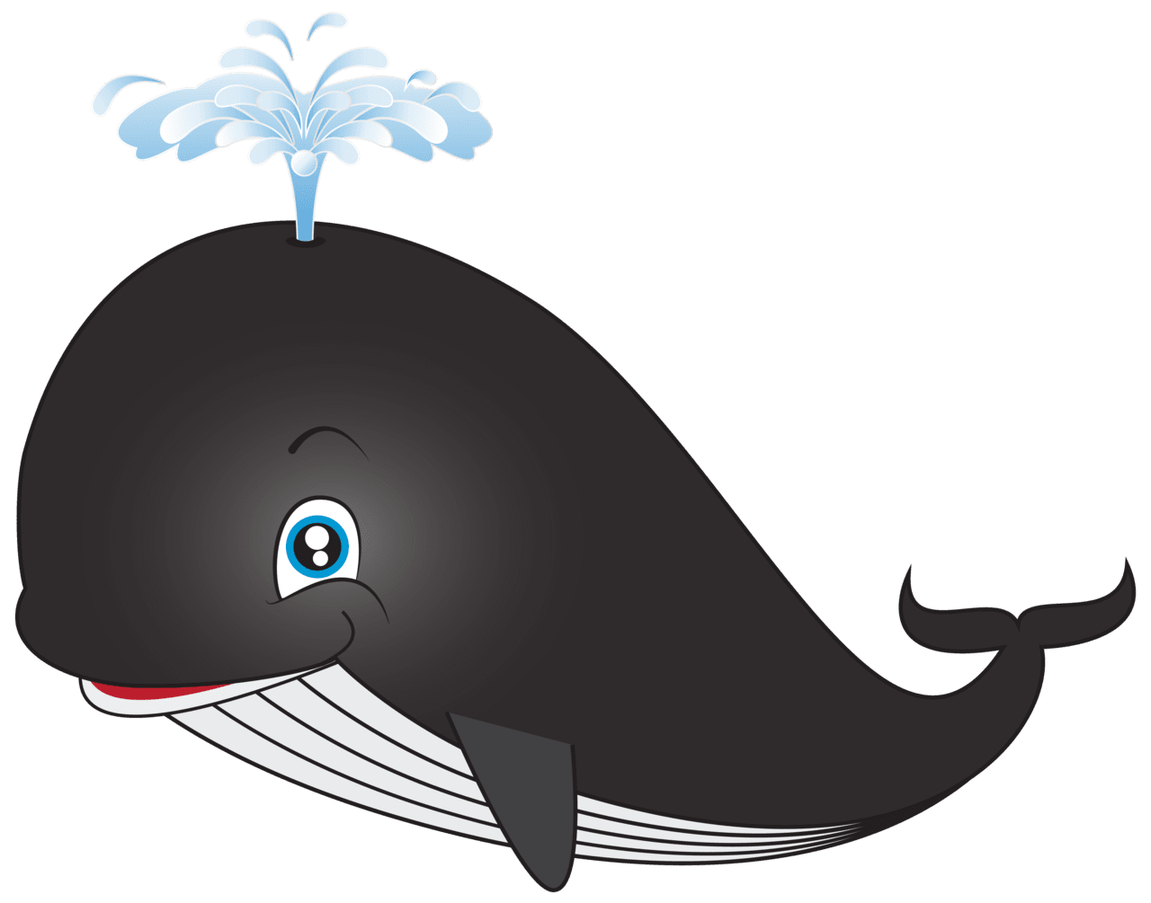 Fish whale cartoon clipart image pictures