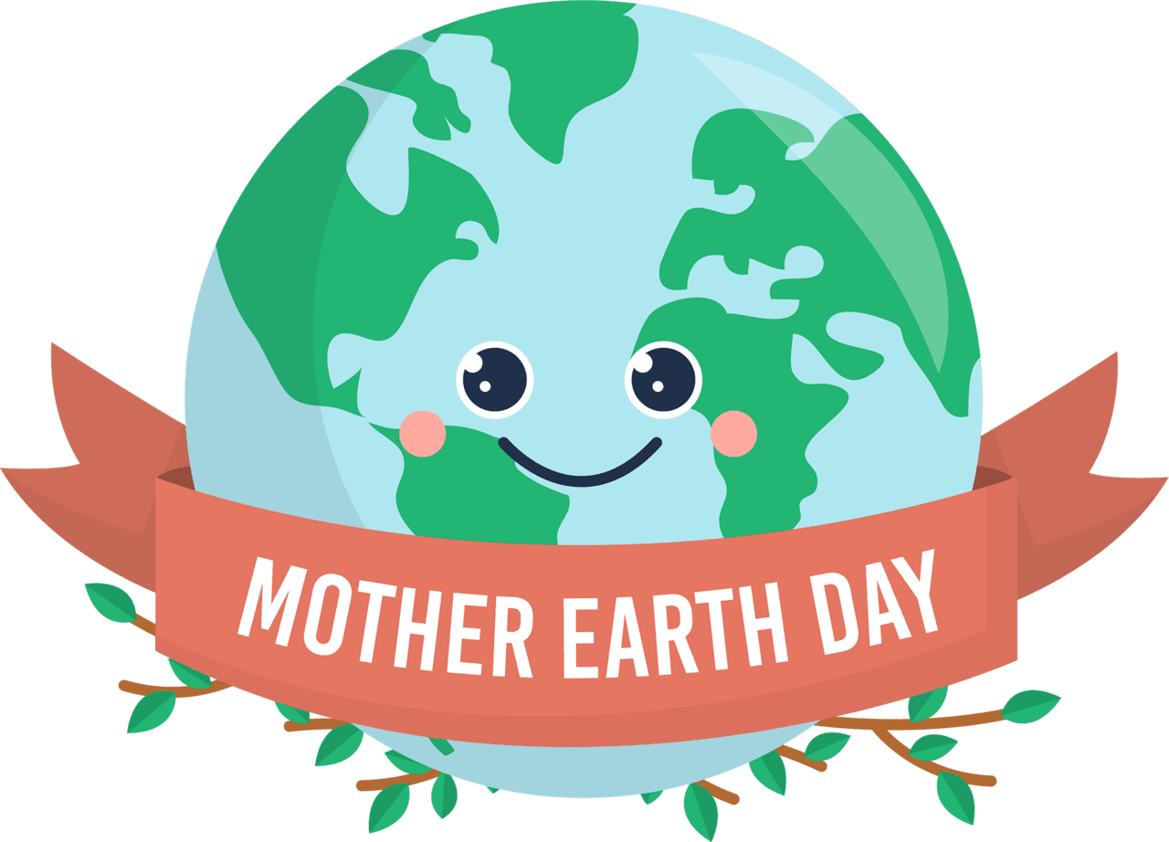 Earth heart day clipart photo