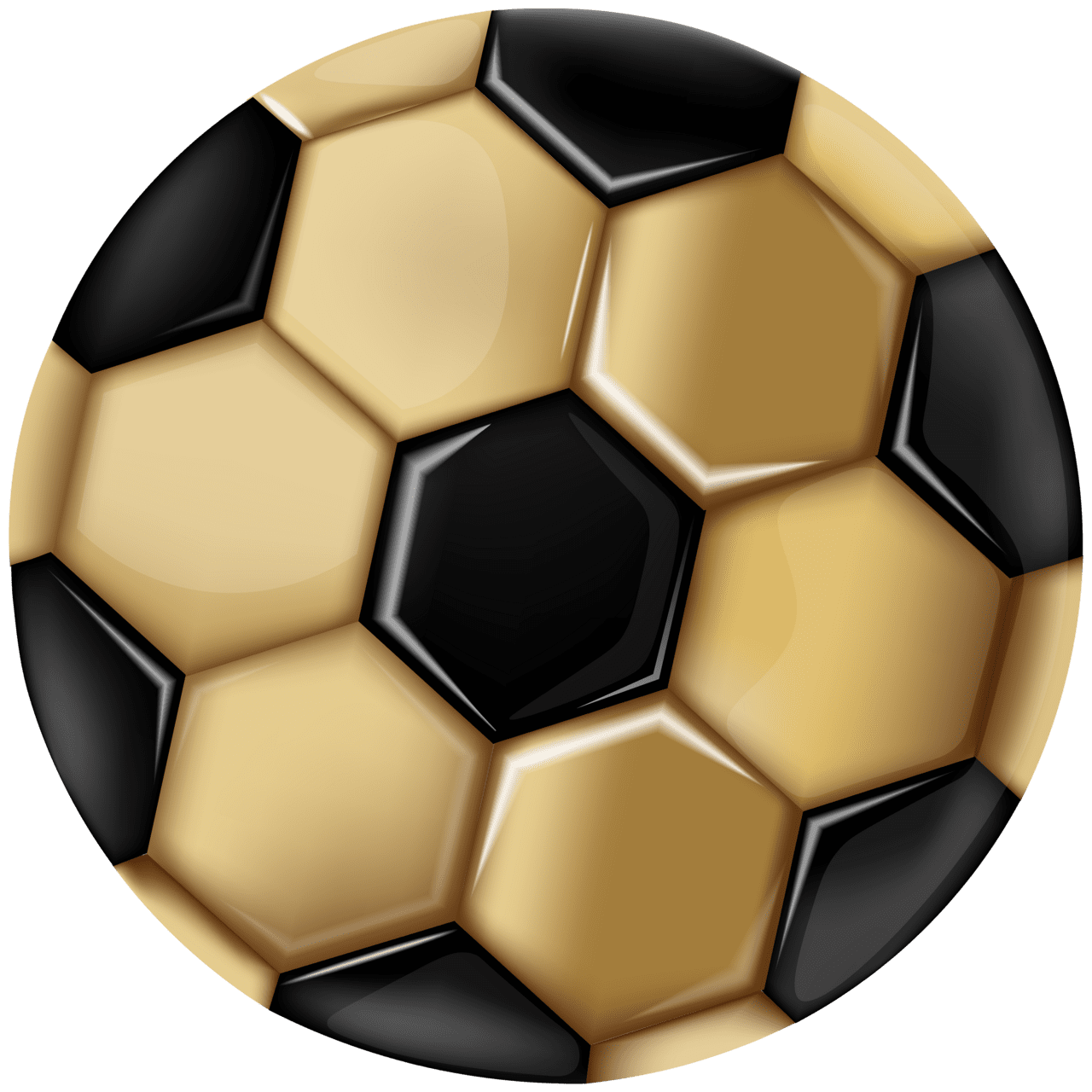 Soccer ball gold image yopriceville high quality images and clipart clip art