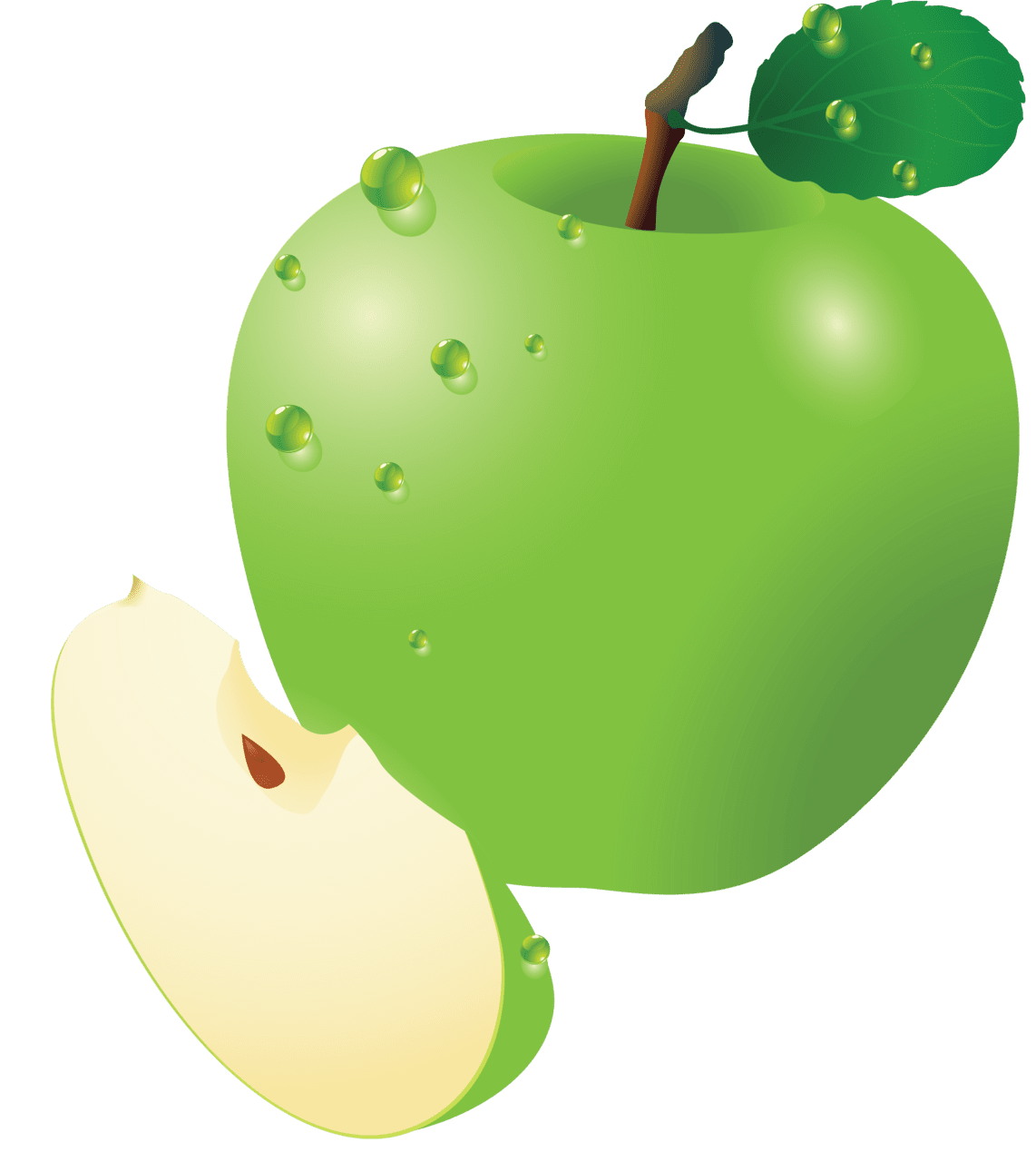 Green apple clipart photo