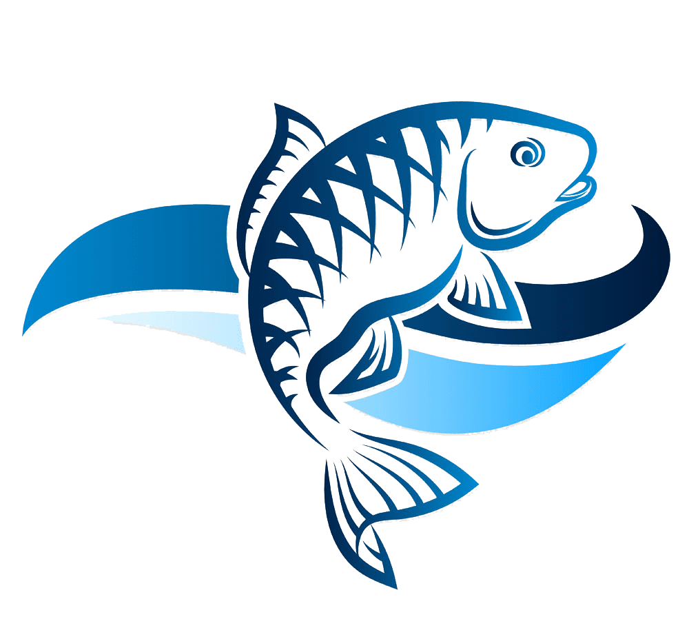 Fish pin page clipart picture