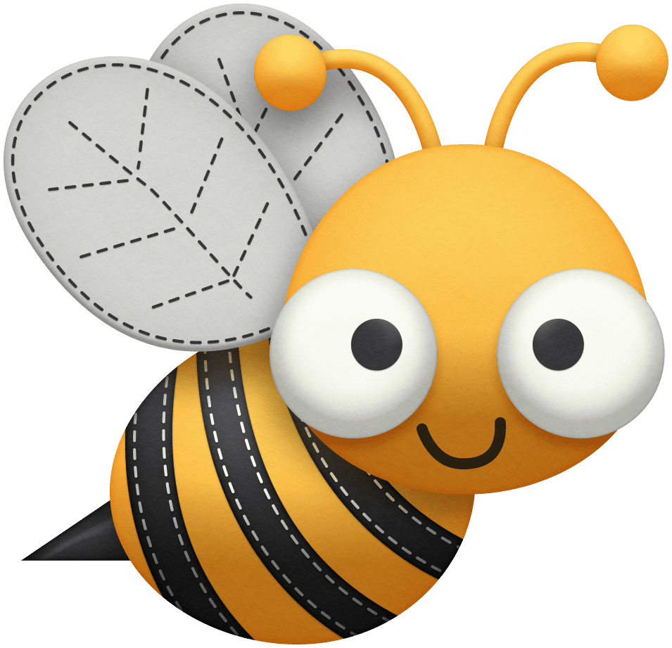 Bee pin page clipart free 2
