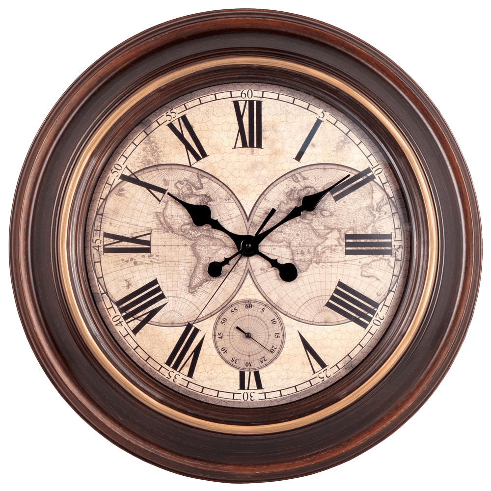 Vintage wall clock clipart photo