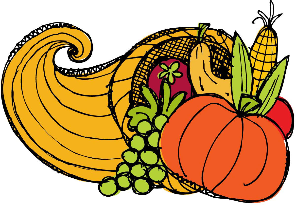 Thanksgiving cards clipart cornucopia images