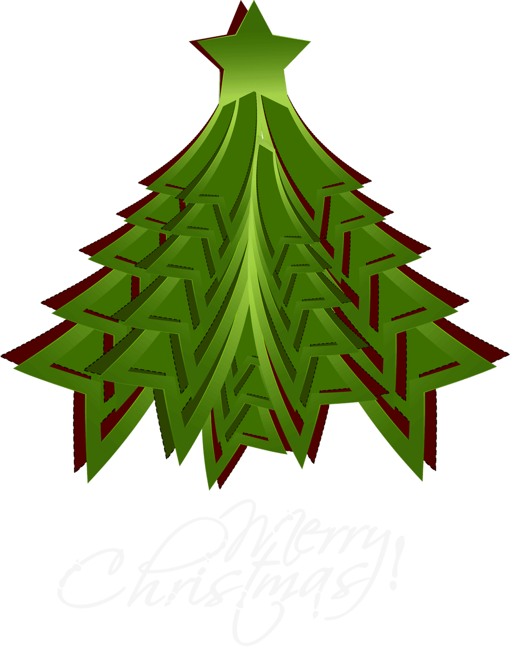 Christmas tree santa claus real clipart picture