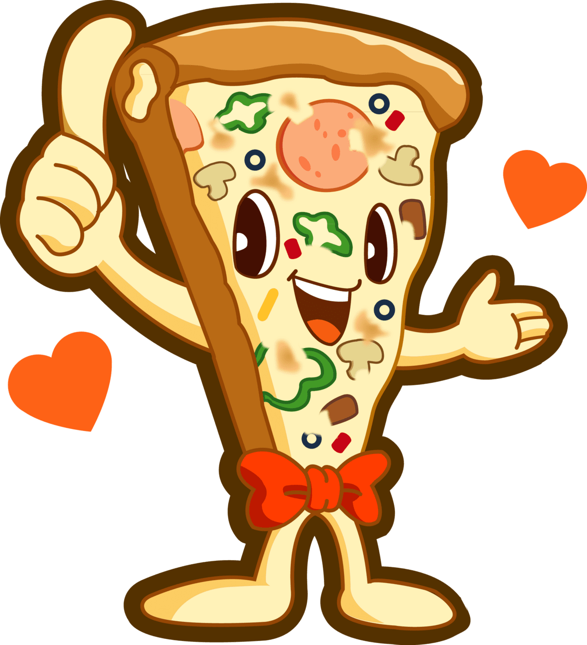 Pizza pin page clipart clip art