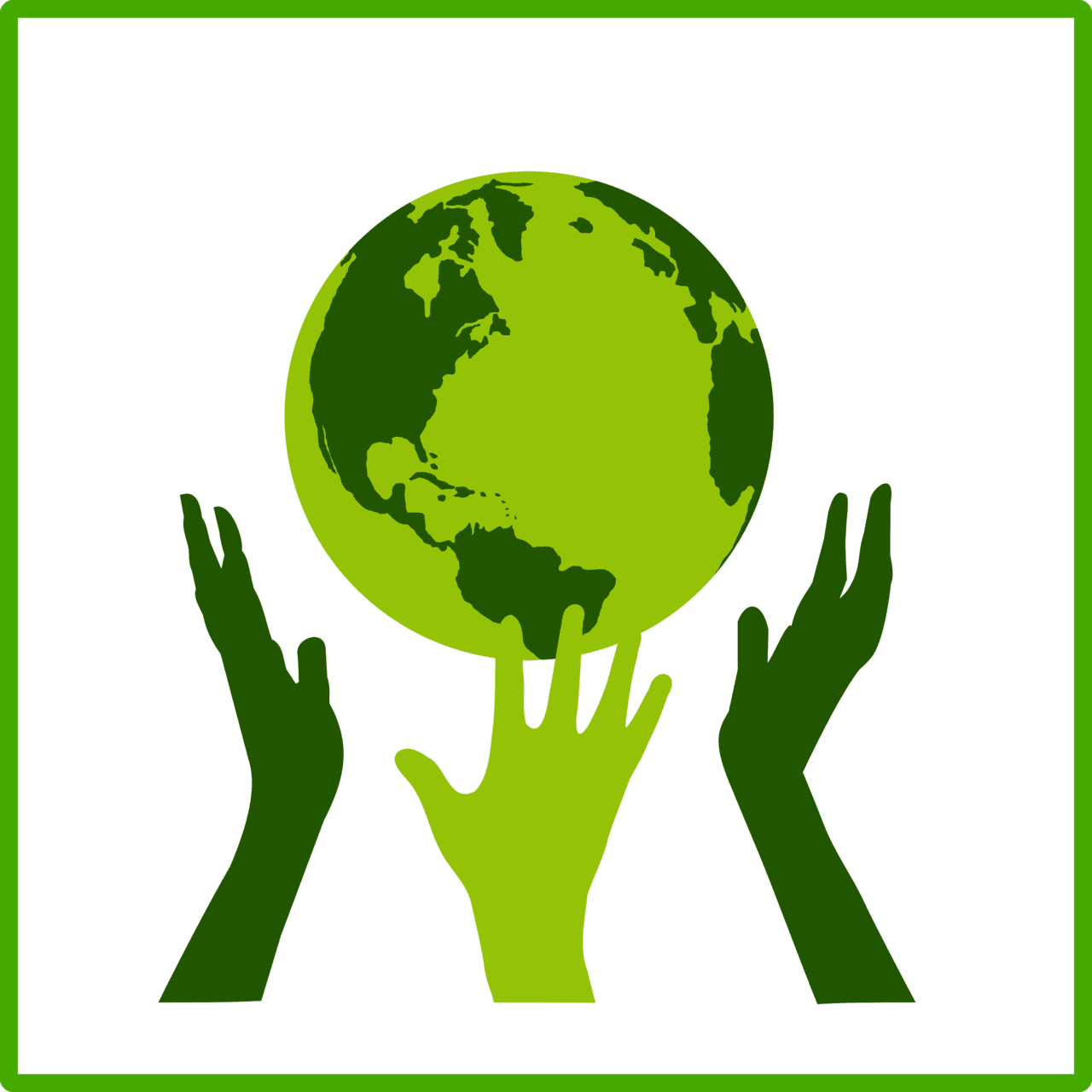 Earth eco green solidarity clipart image