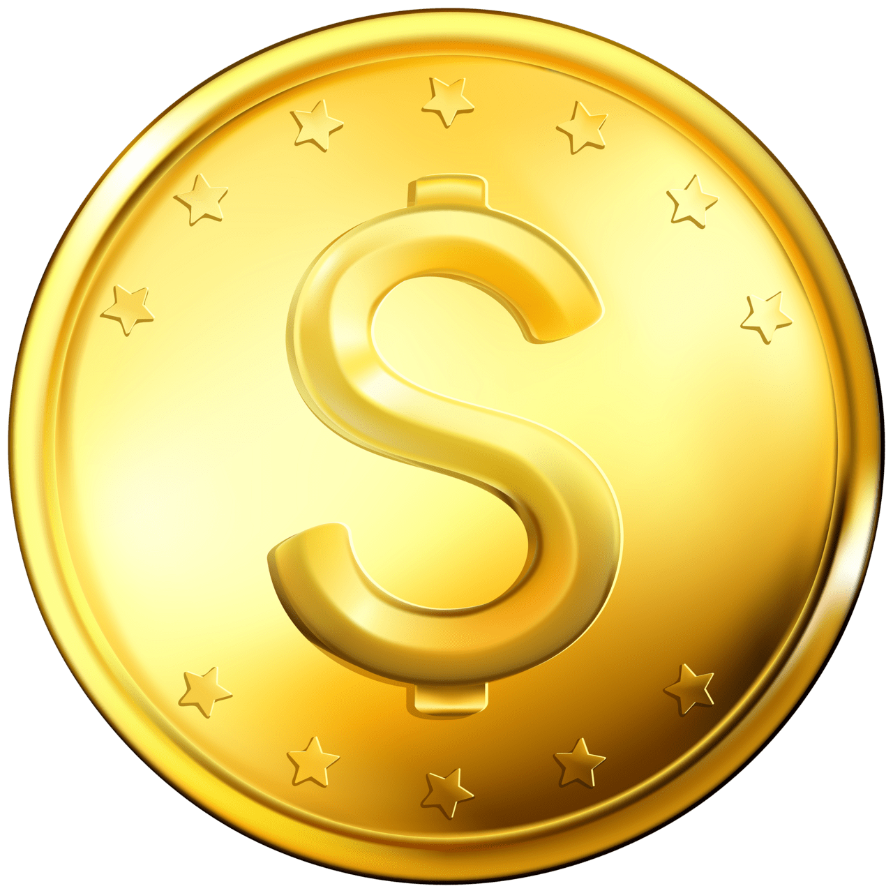 Money gold coins image for clipart