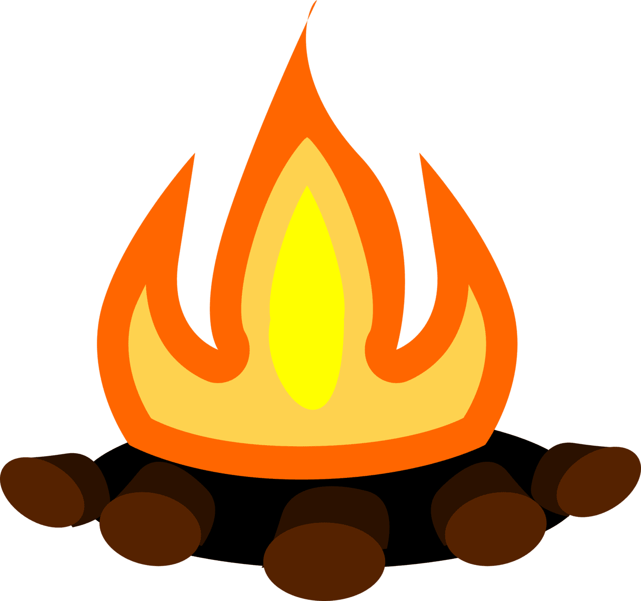 Bon fire image for clipart 2