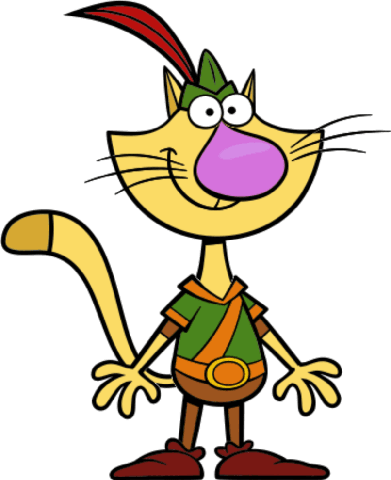 Nature cat clipart vector