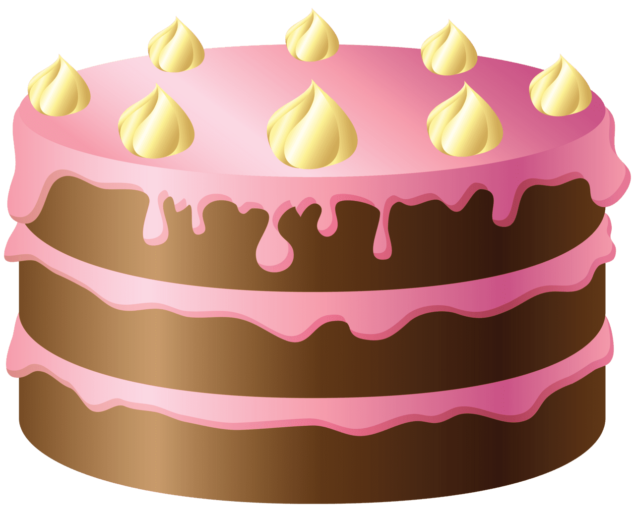 Birthday cake clipart images of