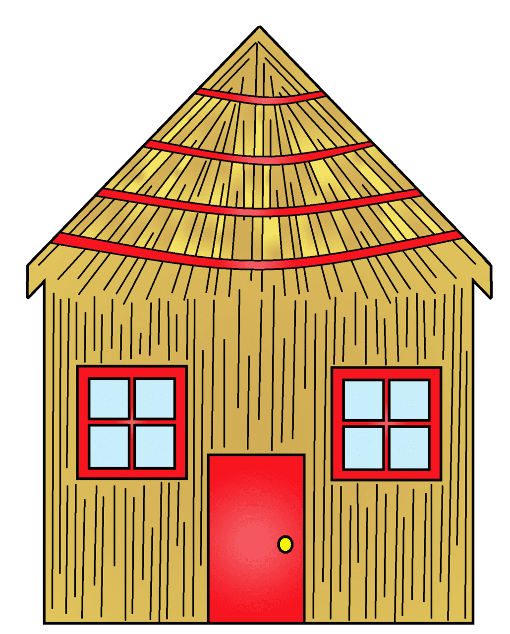 House pin page clipart clip art