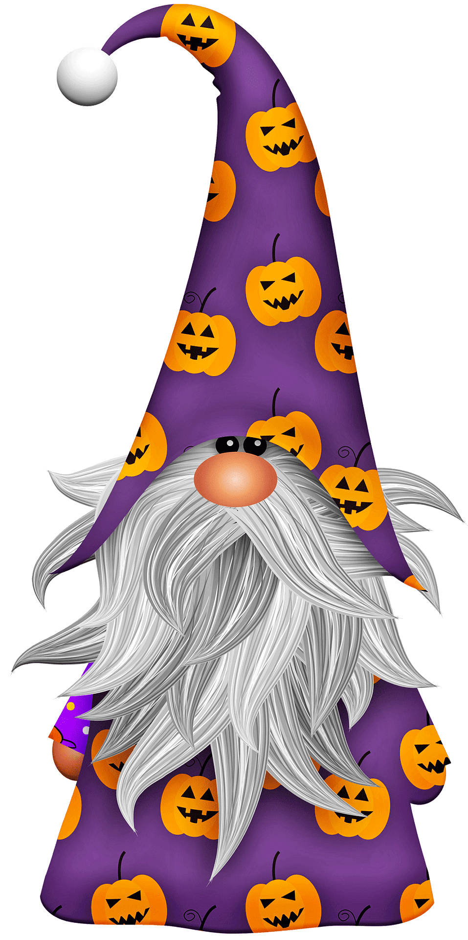 Halloween gnome vector clipart images creazilla