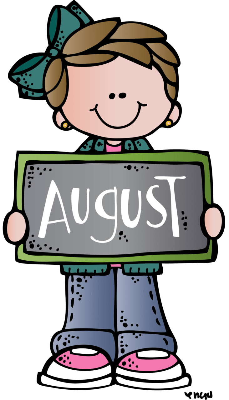 August pin page clipart logo