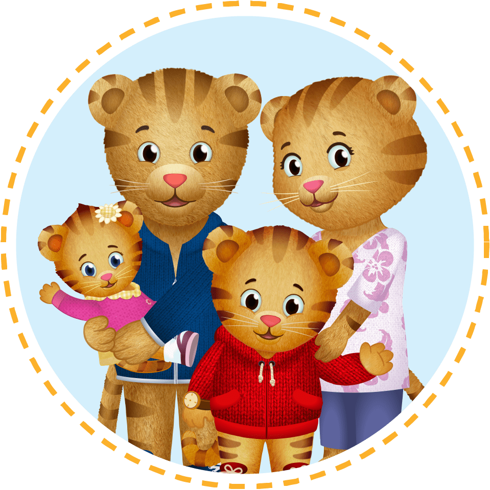 Family creators fred rogers productions clipart picture