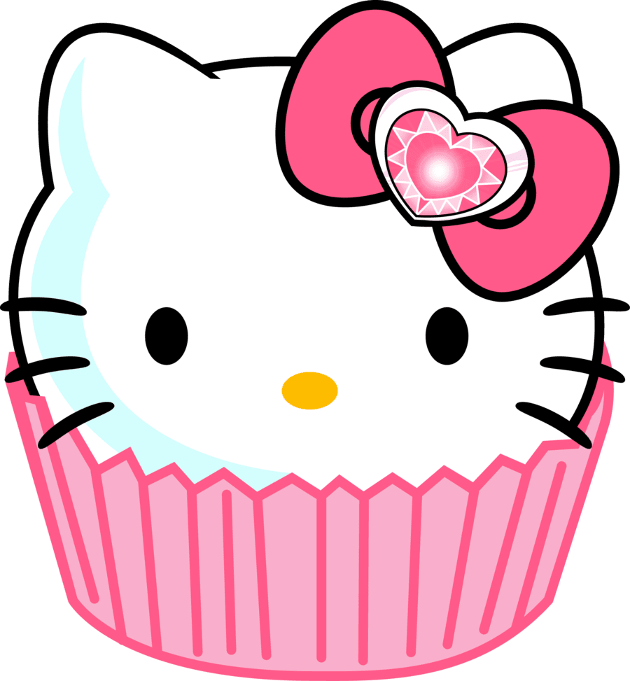 Hello kitty cupcake sarry eyed style by sayurixsama deviantart clipart photo