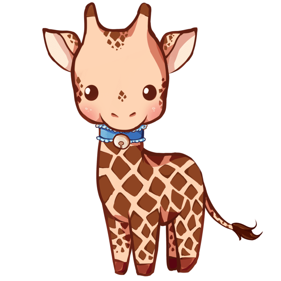 Kawaii giraffe by dessineka deviantart clipart clip art