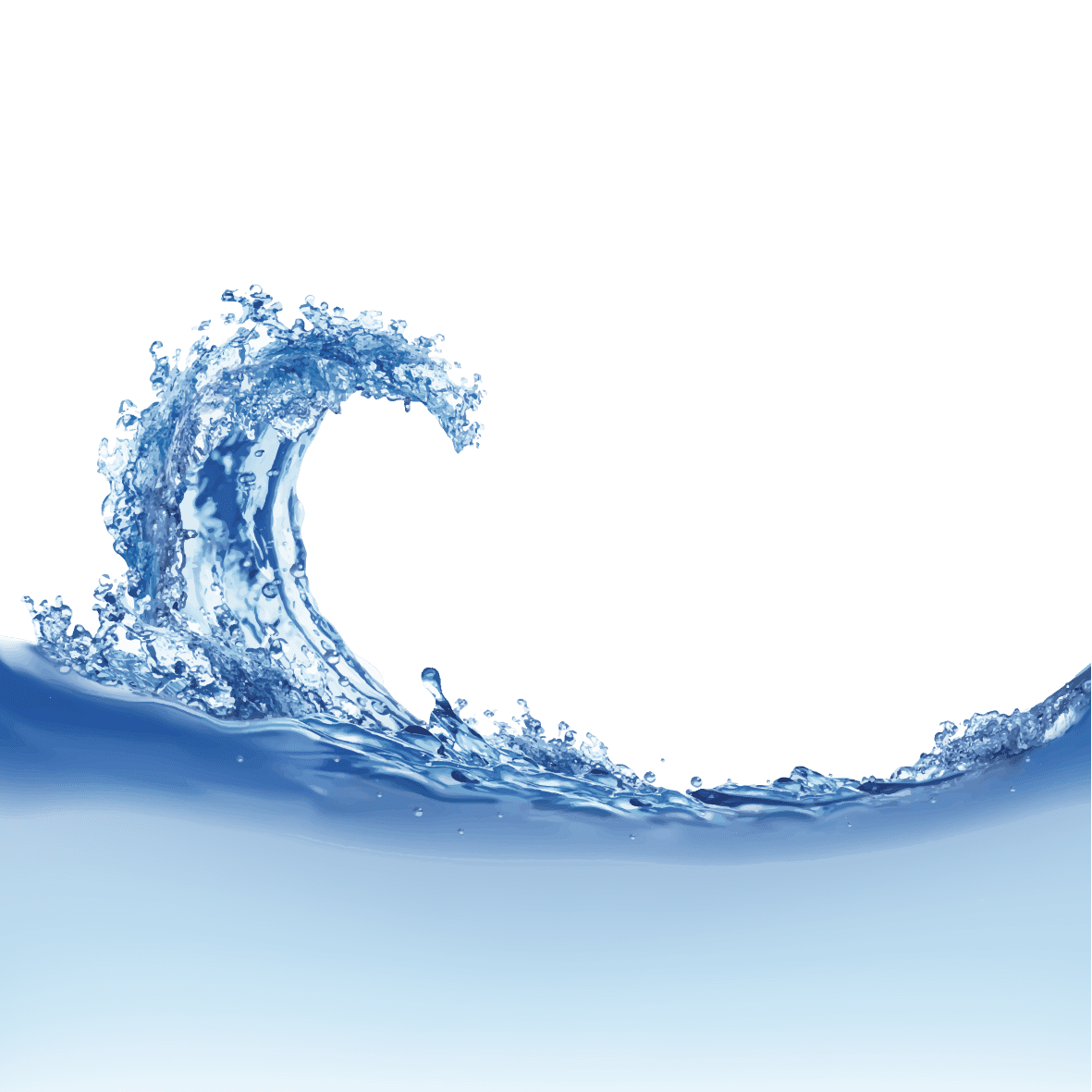 Water creative dispersion vector waves wave wind clipart