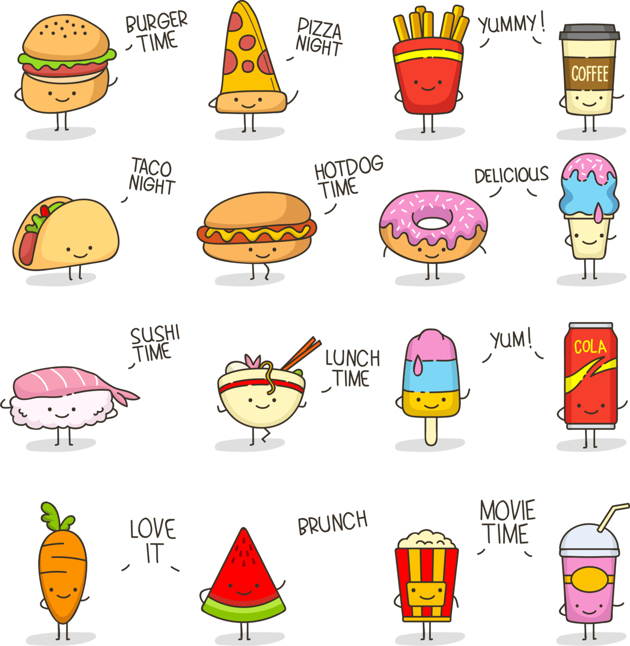 Taco pin page clipart background 3