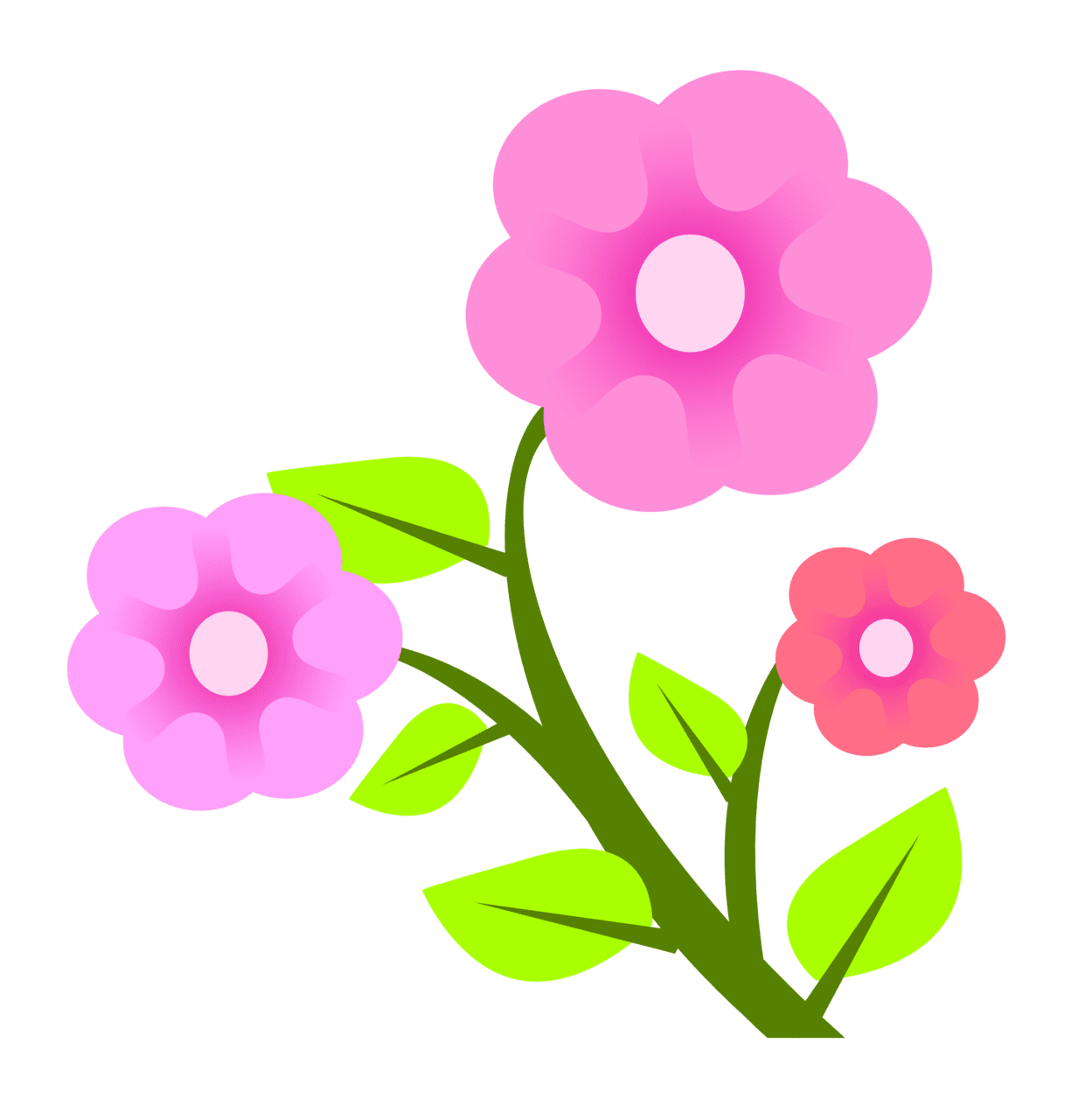 Daisy flower vector clipart 2