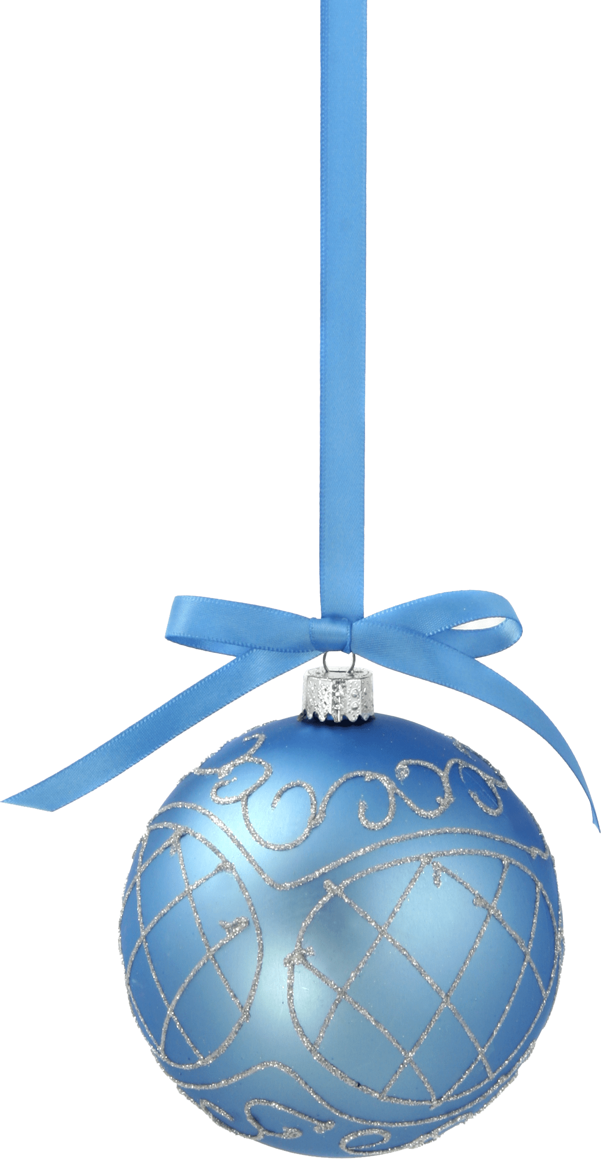 Christmas ornament blue ball clipart transparent