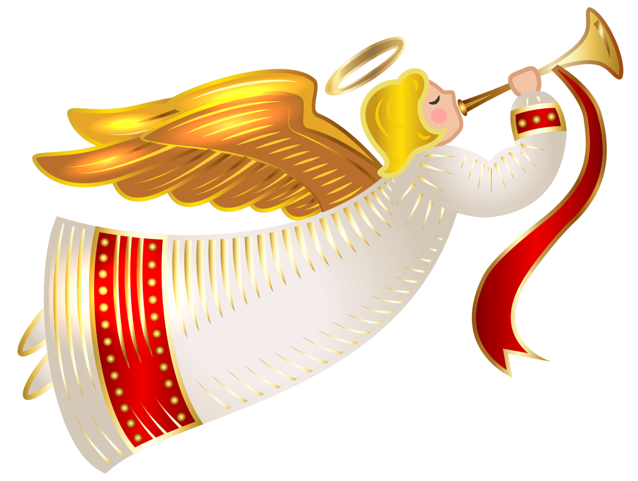 Christmas angel clipart image