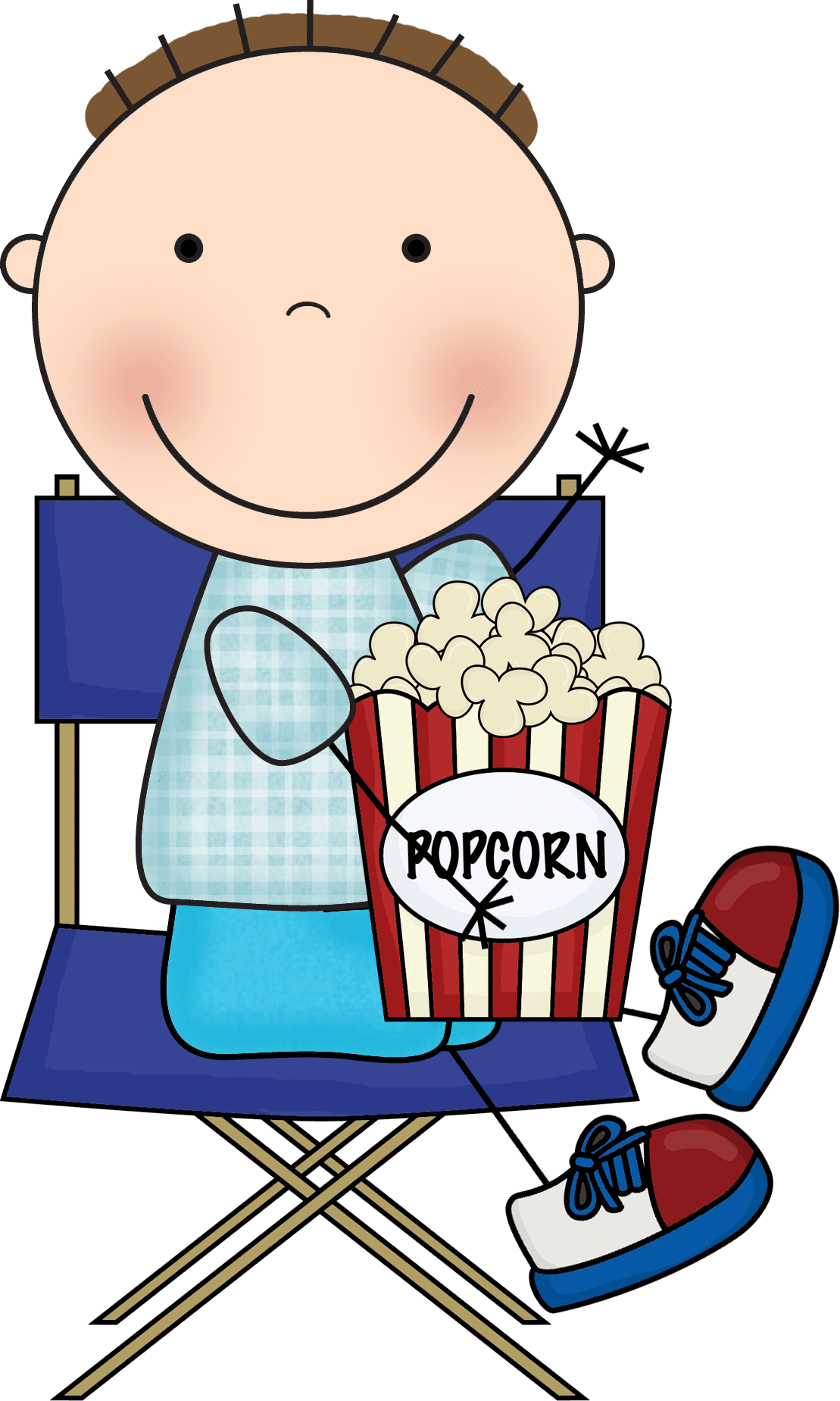 Popcorn pin page clipart picture 2