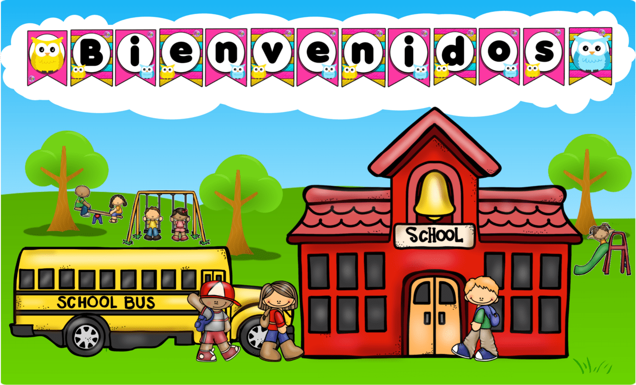 School bus pin aleja clipart logo