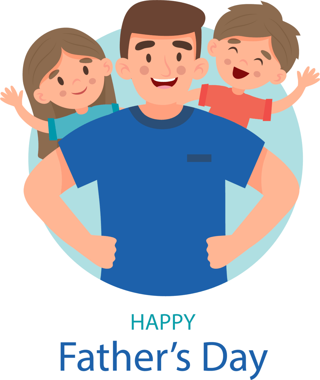 Fathers day clipart transparent