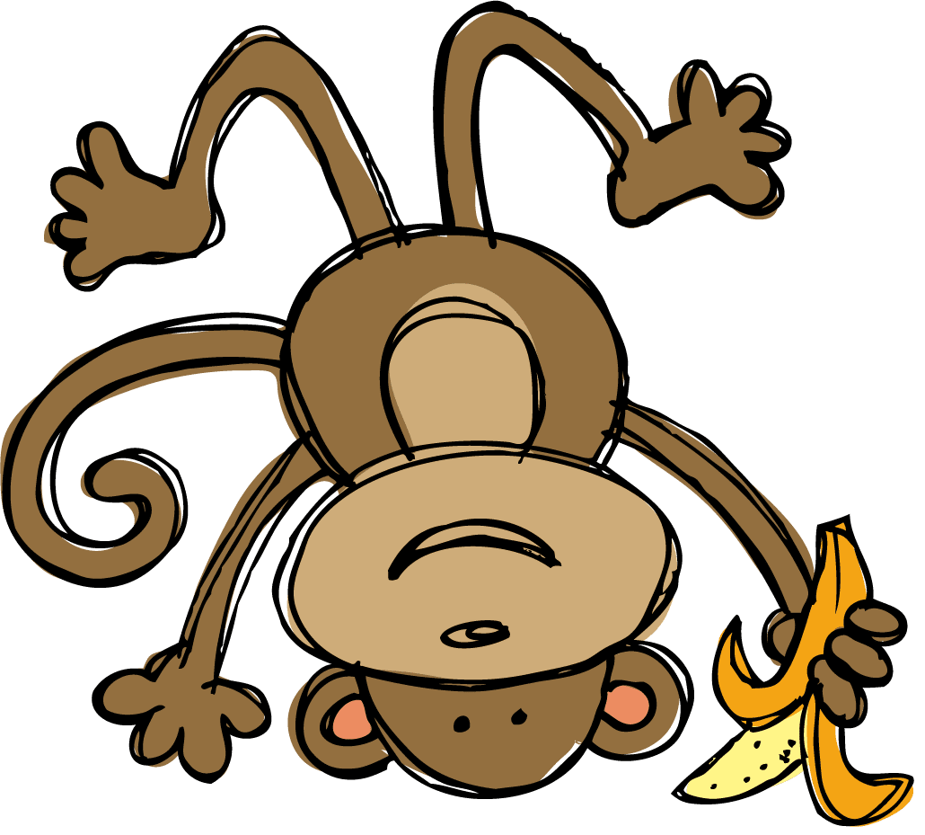 Library melonheadz monkey clipart background