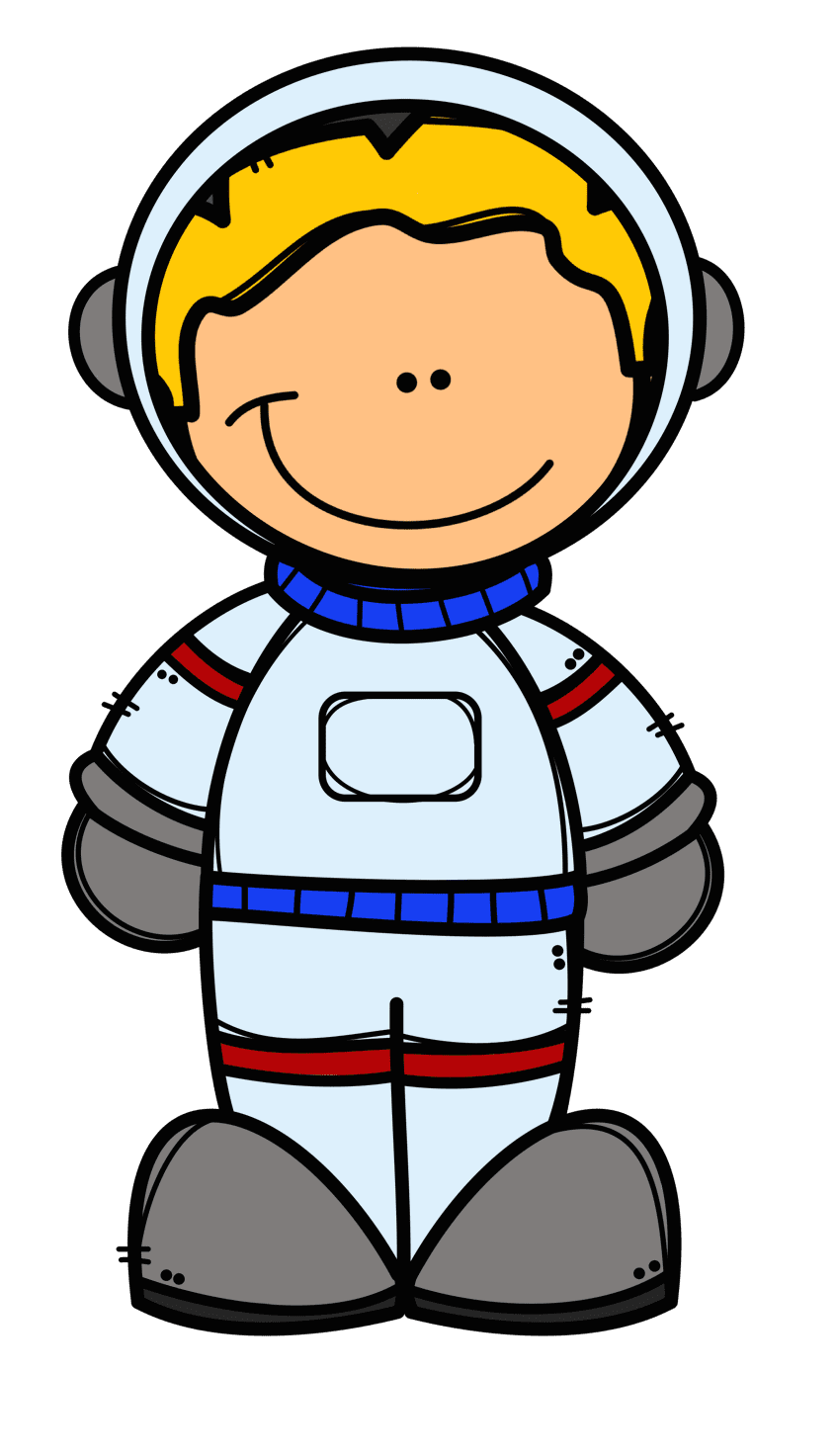 Astronaut pin page clipart transparent