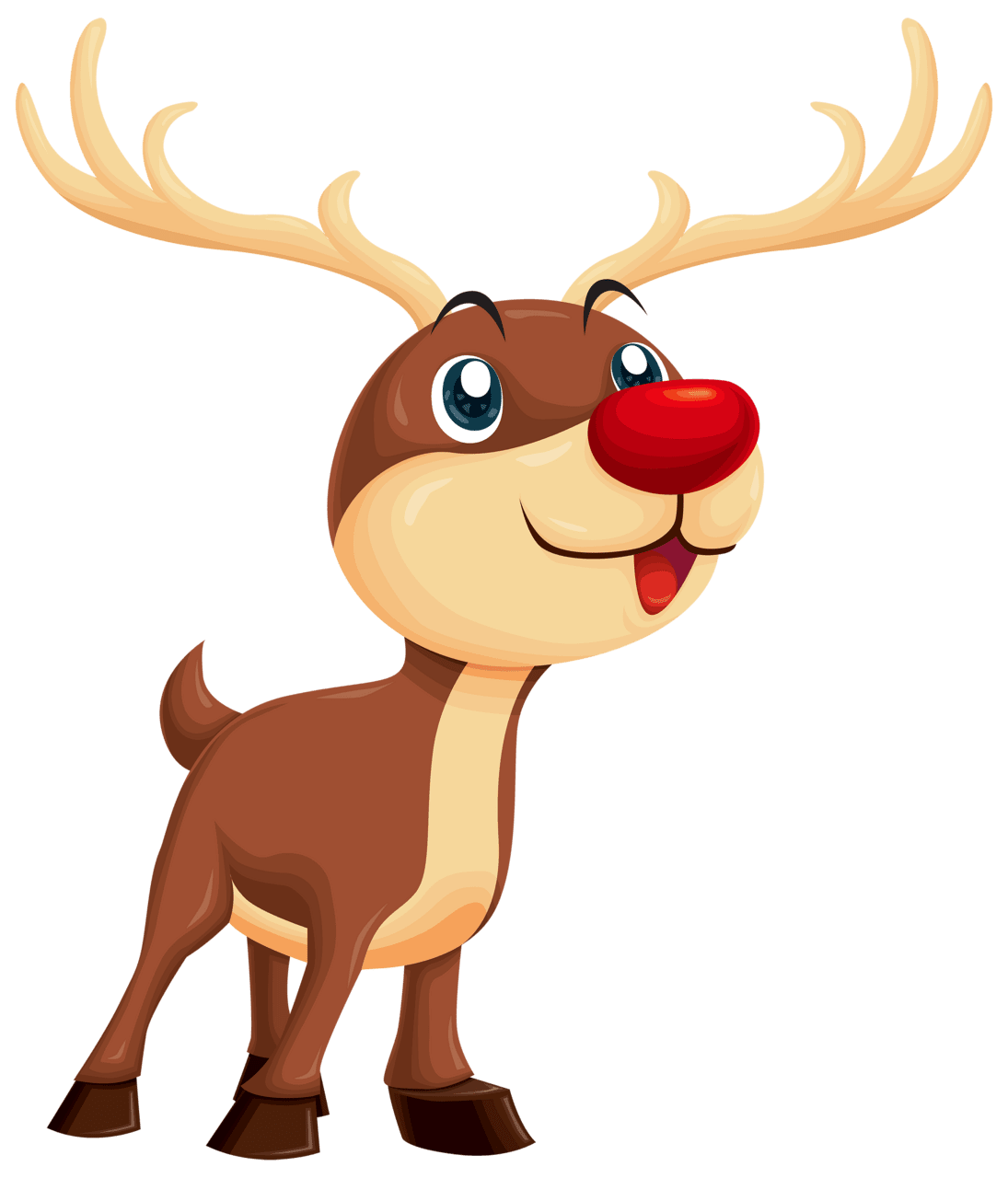 Reindeer rudolph clipart baby free