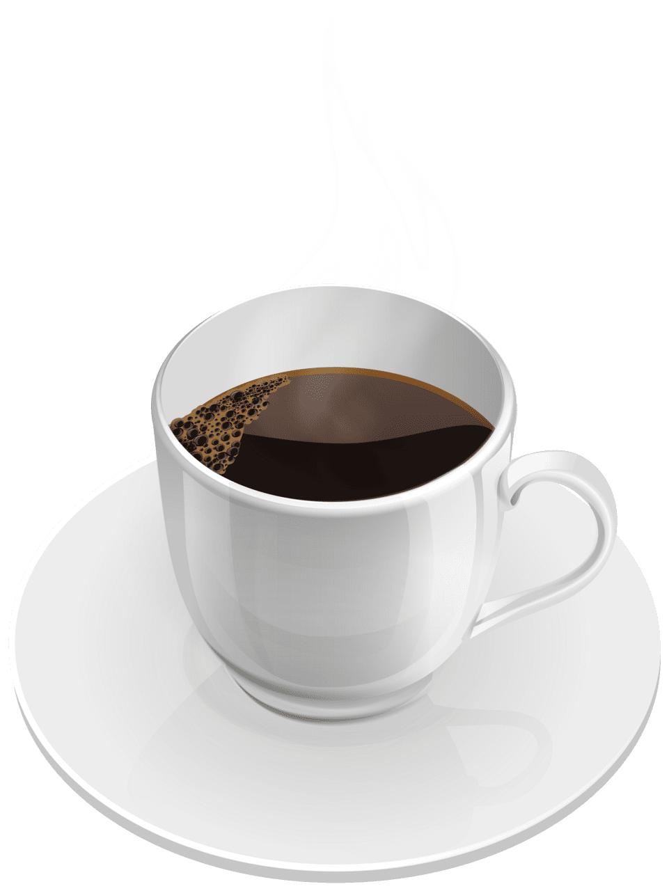 Hot coffee cup clipart image