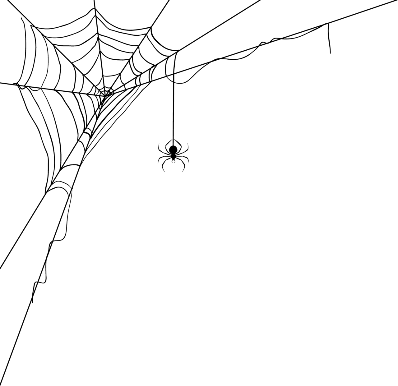 Spider pin page clipart vector