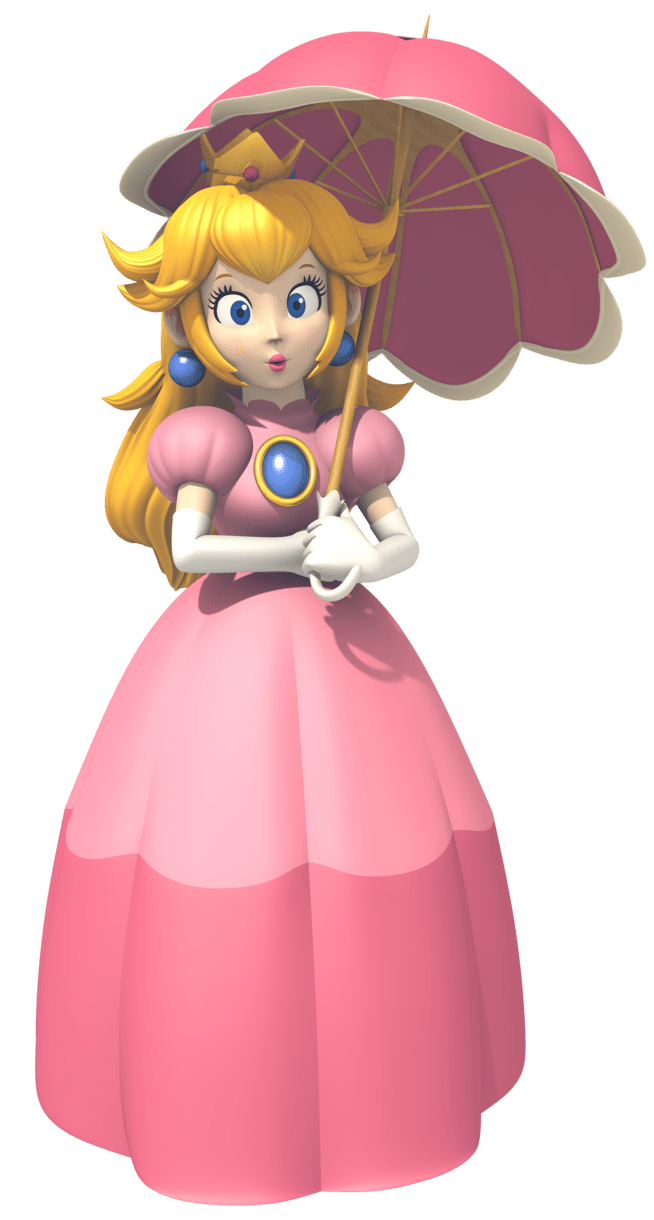 Princess peach umbrella tactics mka by vinfreild deviantart clipart transparent